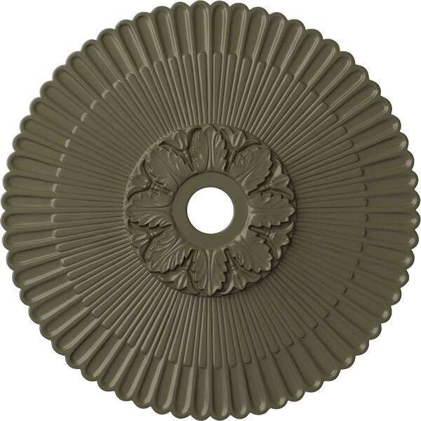 Ekena Millwork Melonie Ceiling Medallion (Fits Canopies up to 6 1/4"), 36 1/4"OD x 1 7/8"P, Painted Turtle CM36MEPTF - main